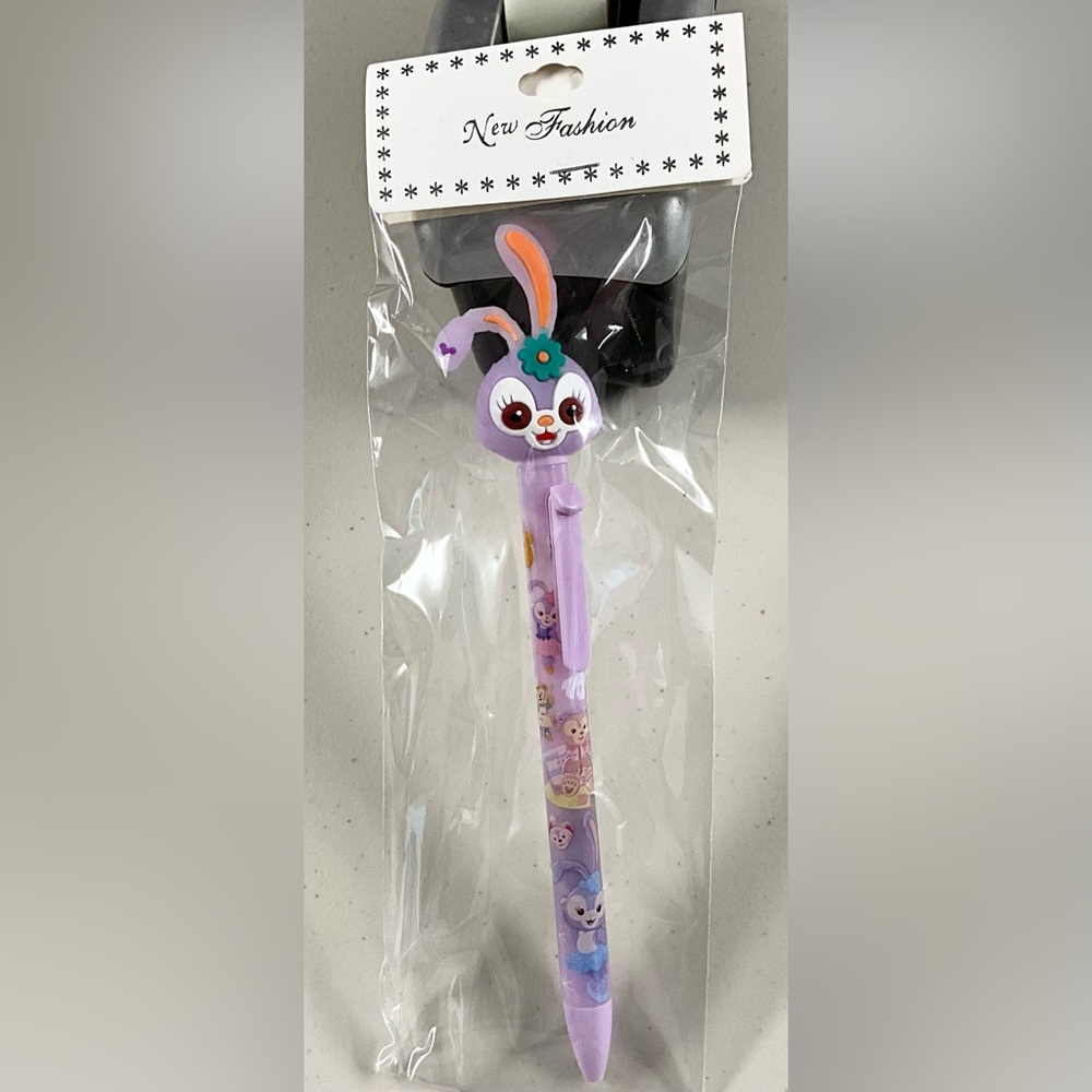 Lavender Bunny Character Kids Pen - Cute Purple Animal Design